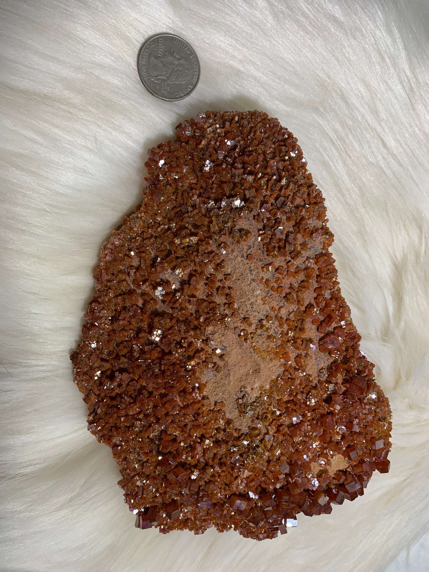 Vanadinite Statement Plate - Morocco